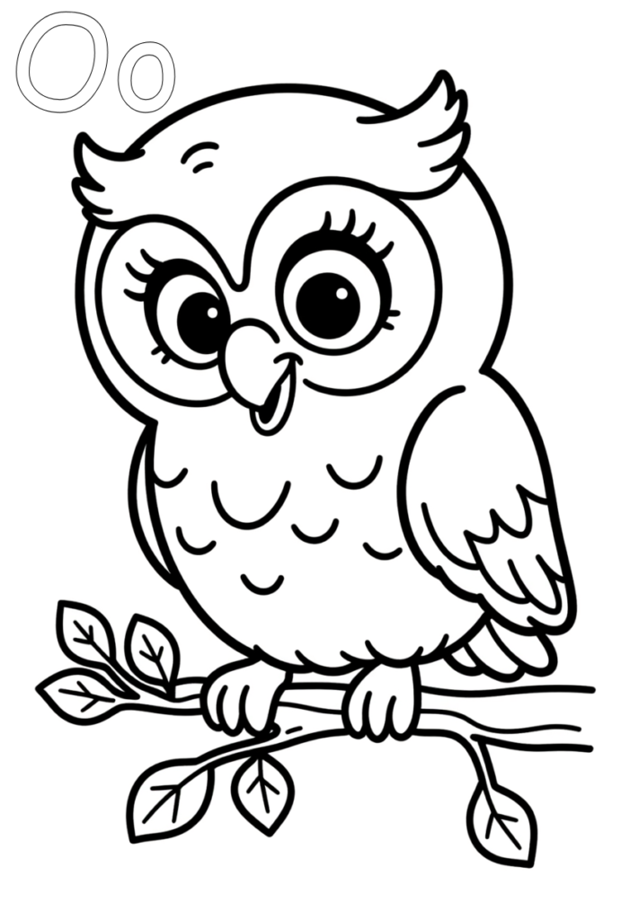 Oo Coloring Page
