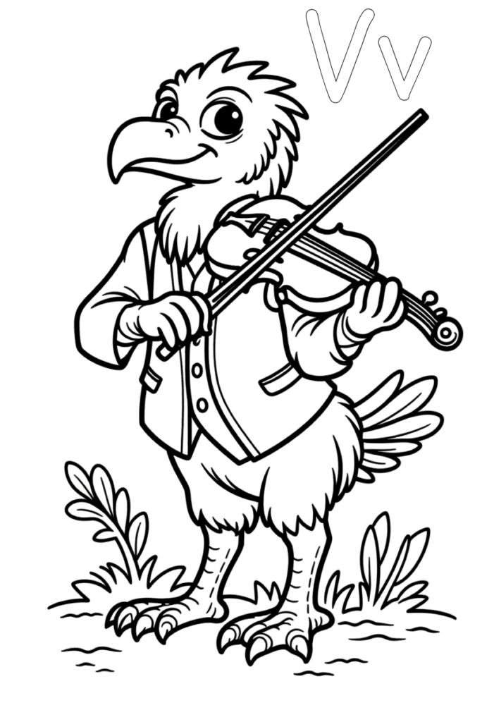Vv Coloring Page