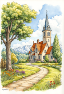 Digital Watercolor Path