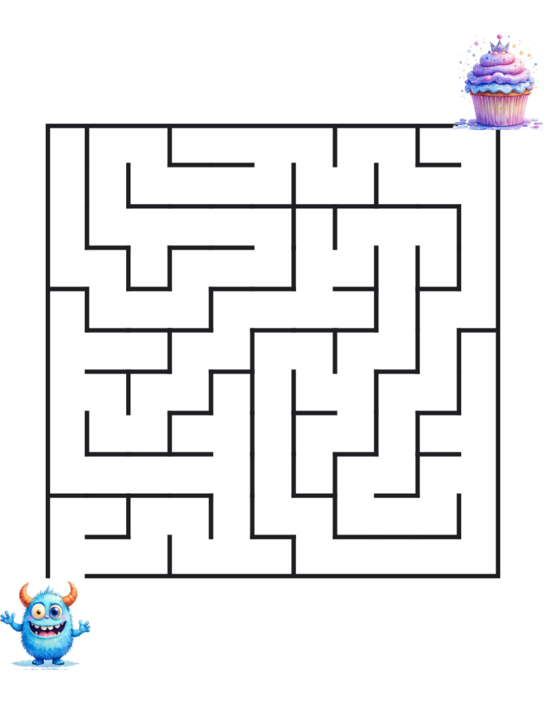 Cute Character Maze 5