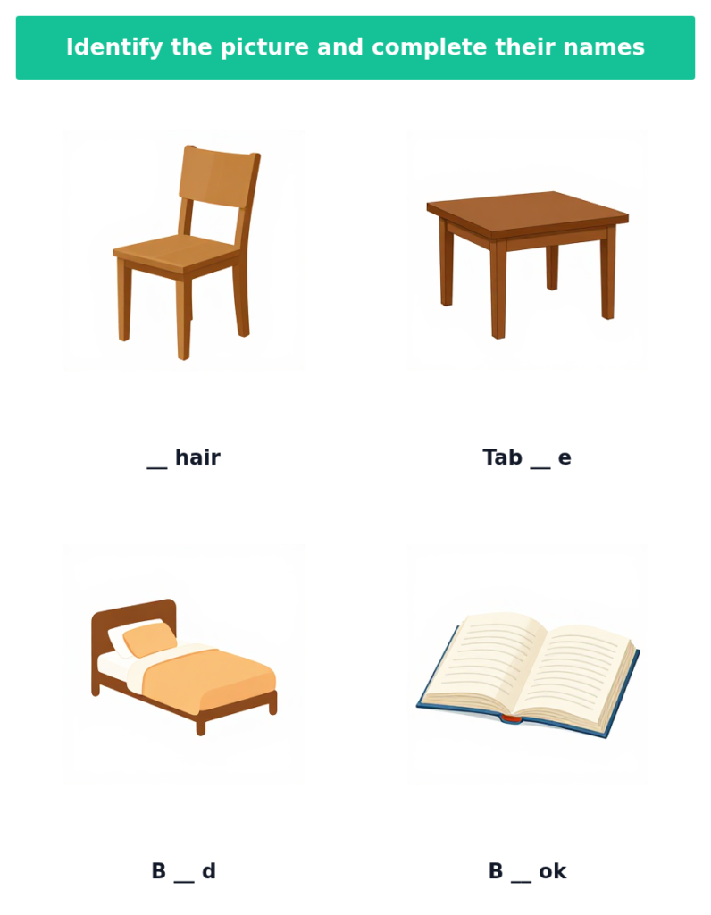 Complete the words 3