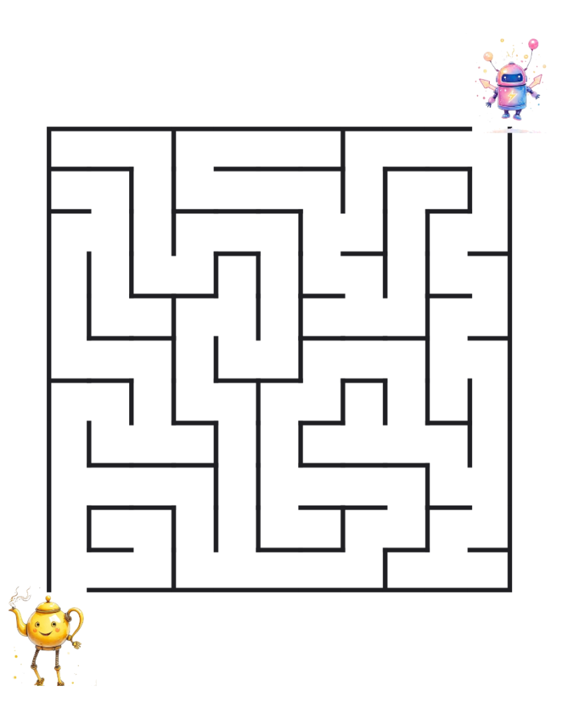 Cute Character Maze 2