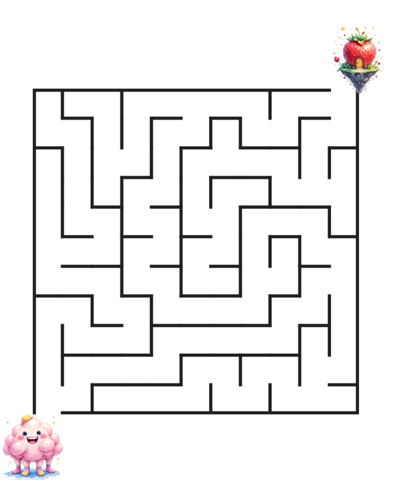 Cute Character Maze 1