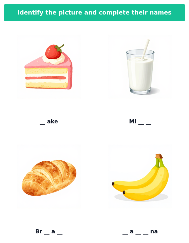 Complete the words 2